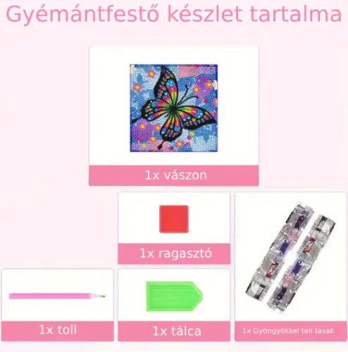 Pillangó Gyémántfestő