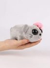 Sad Hamster plüss játék, aranyos és puha hörcsög figura, vicces ajándék ötlet.