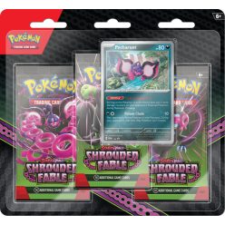   Pokémon TCG – Scarlet & Violet Shrouded Fable 3-pack Blister – Pecharunt