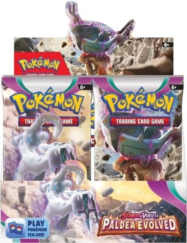 Scarlet & Violet 2: Paldea Evolved - booster display