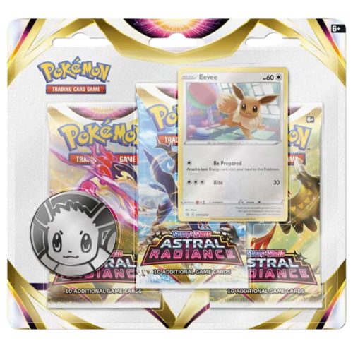 Pokémon TCG - Sword & Shield - Astral Radiance 3-pack Blister - Eevee